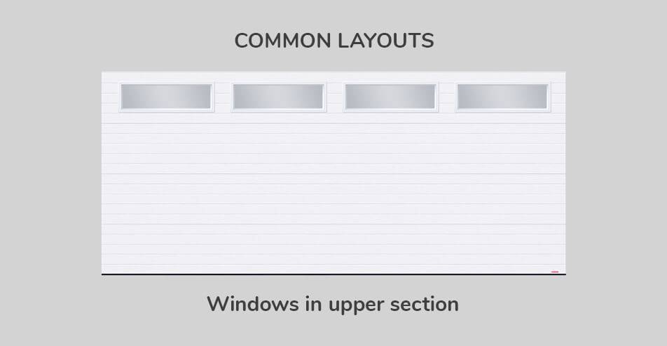 Common layouts, Windows in upper section
