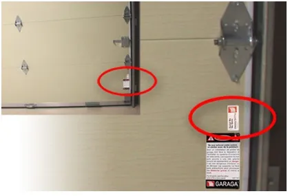 Serial Number of your Garage garage door